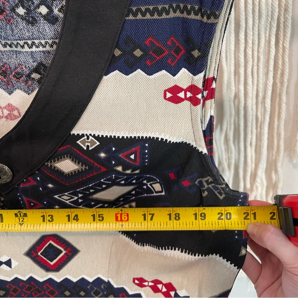 Vintage Roughrider Western Boho Chic Canvas Crop Top Size M/L - Picture 6 of 11